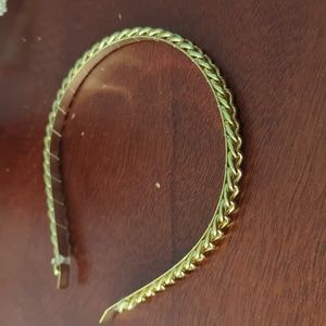 Gold chain headband